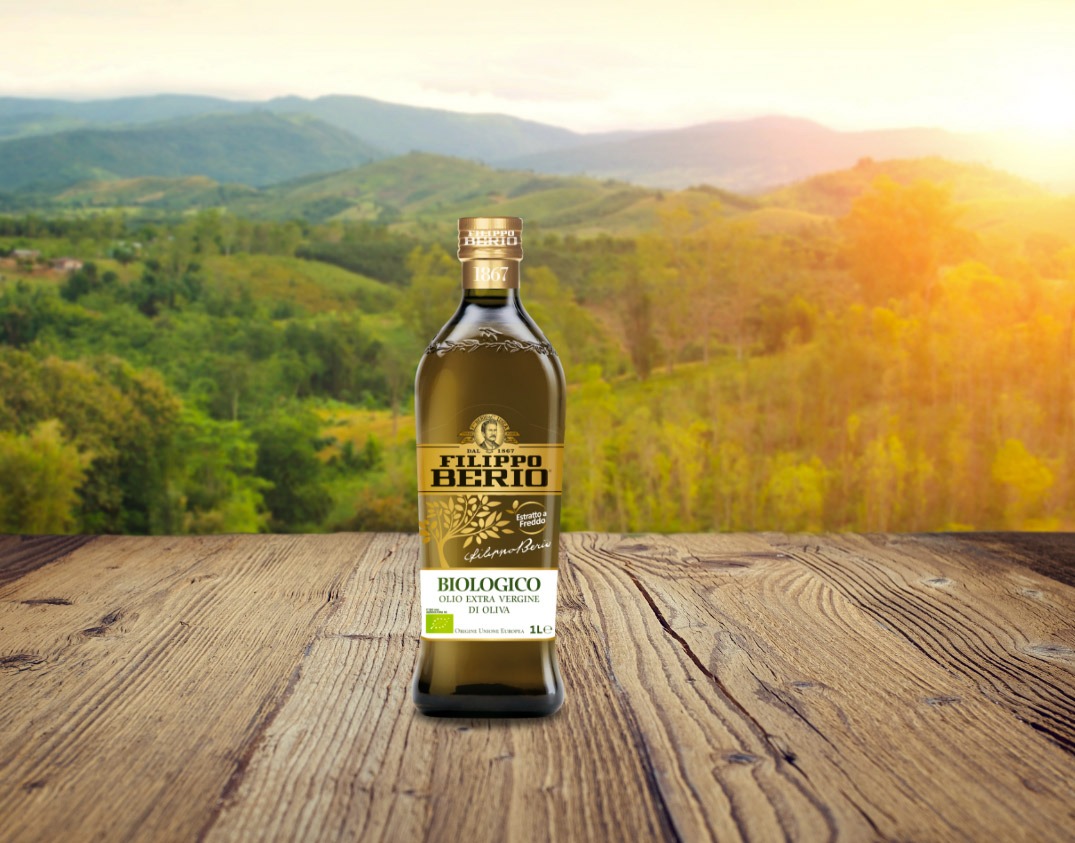 Filippo Berio Organic: Extra Virgin Olive Oil produced from organic farming